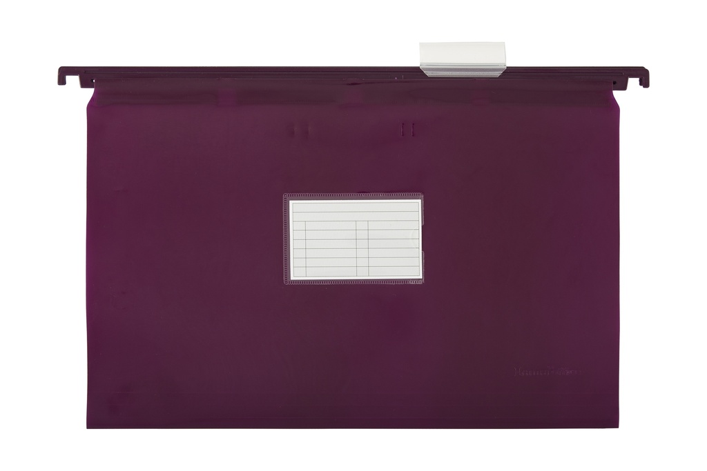 CARPETA COLGANTE LAMA PVC BORDO X10