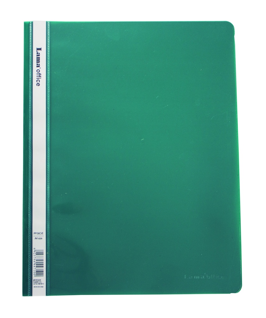 CARPETA A4 BASE OPACA LAMA VERDE X12