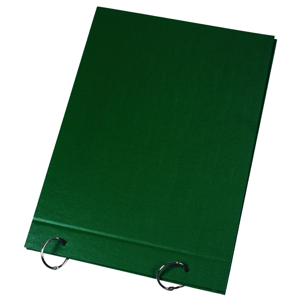 CARPETA 2 TAPAS Nº5 LAMA PVC VERDE