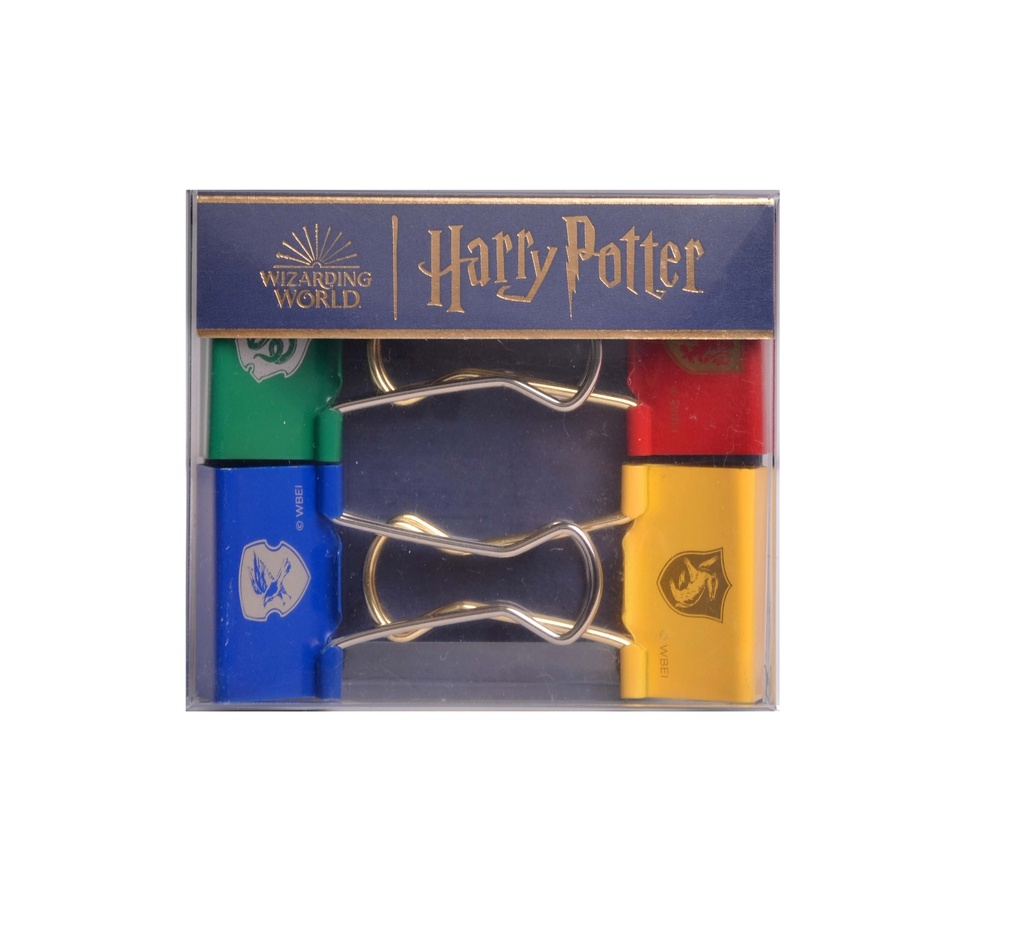 CLIP MOOVING 32MM HARRY POTTER X4