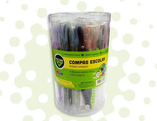 COMPAS PIZZINI ESCOLAR 118MM X18