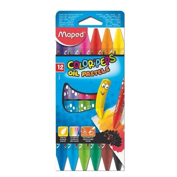 CRAYONES MAPED PASTELES OLEO X12