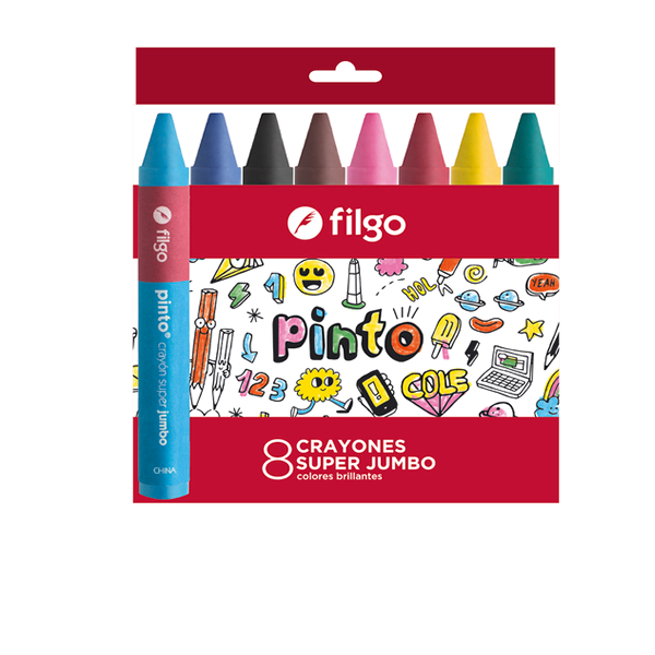 CRAYONES FILGO SUPER JUMBO X8