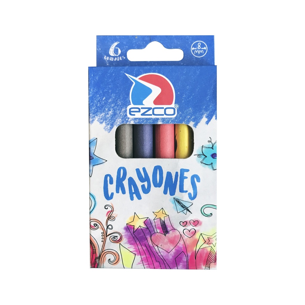 CRAYONES EZCO X 6