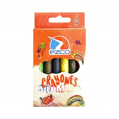 CRAYONES EZCO X 6 JUMBO