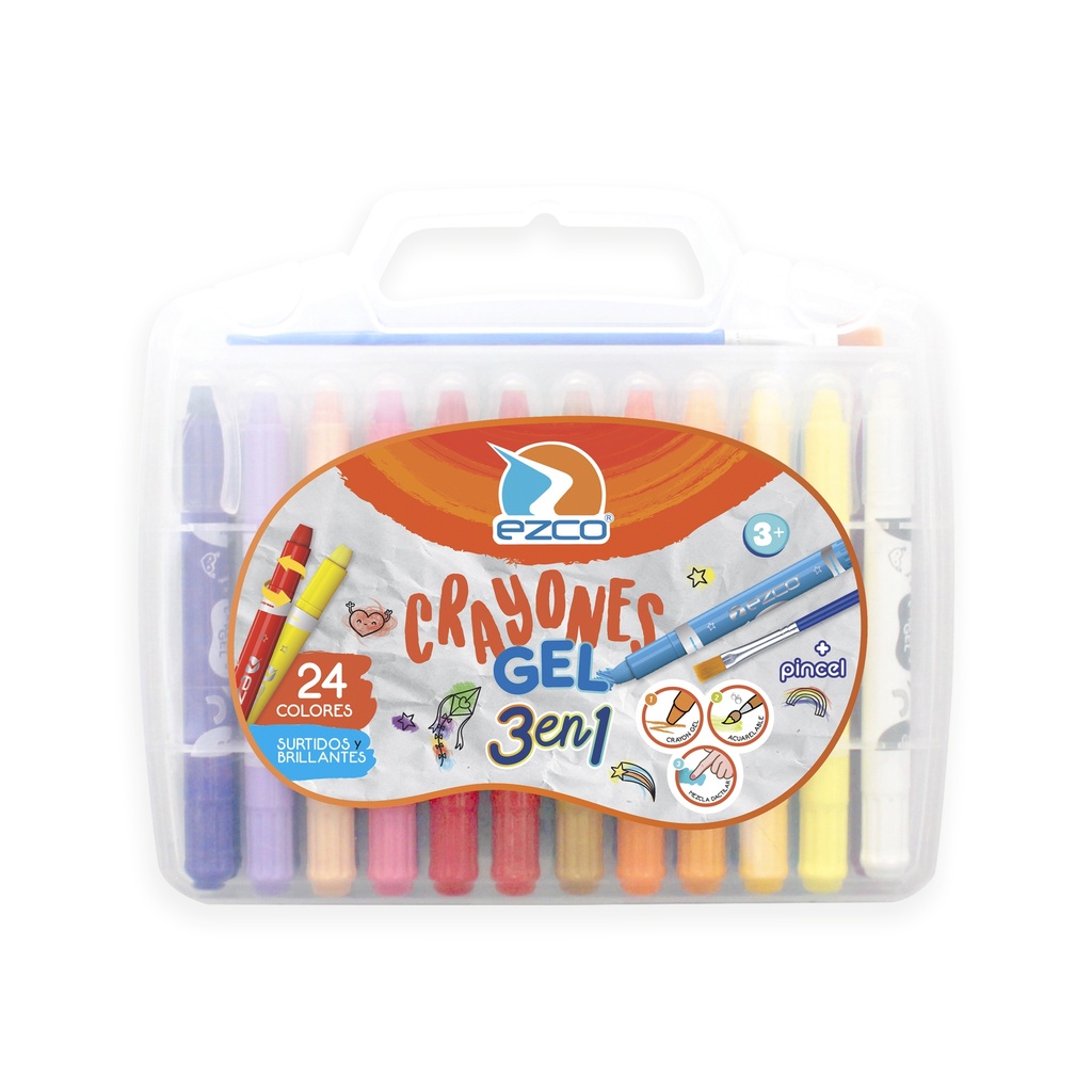 CRAYONES EZCO GEL X24