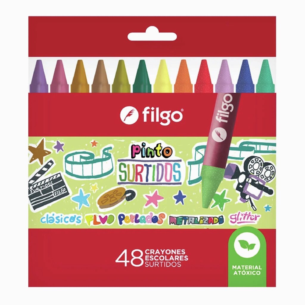 CRAYONES FILGO X48 SURTIDOS