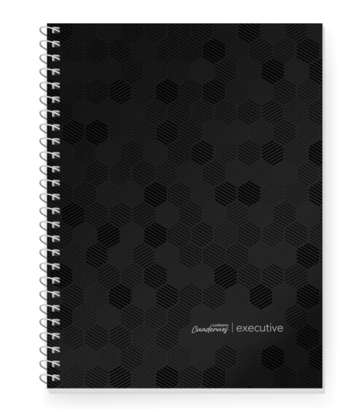 CUADERNO LEDESMA EXECUTIVE 22X29 84H NEGRO CUADRICULADO