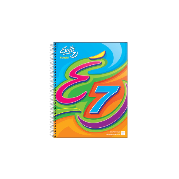 CUADERNO EXITO 7 ESP.21X27 60H CUADRICULADO