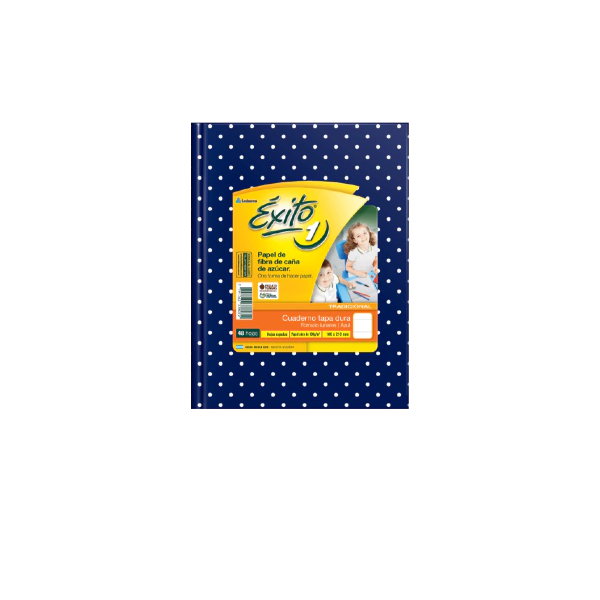 CUADERNO EXITO T/D LUNAR 48H AZUL RAYADO