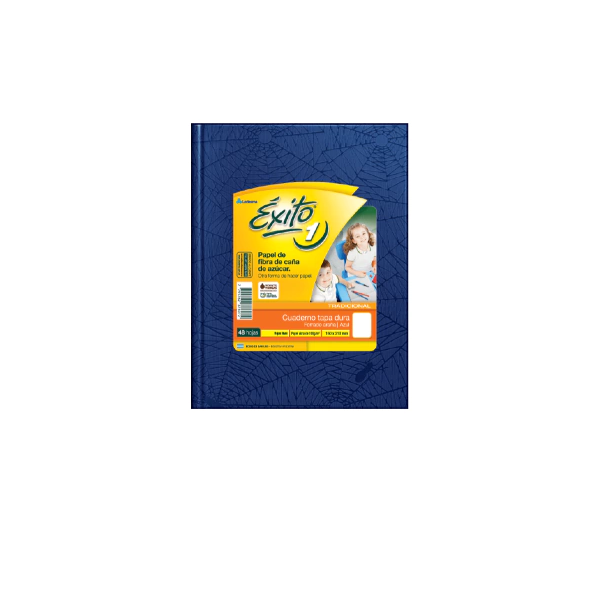 CUADERNO EXITO T/D ARAÑA 48H AZUL LISO