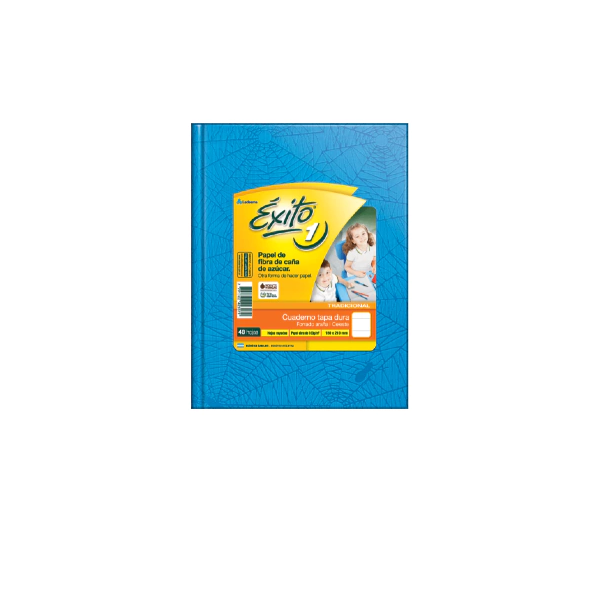 CUADERNO EXITO T/D ARAÑA 48H CELESTE RAYADO