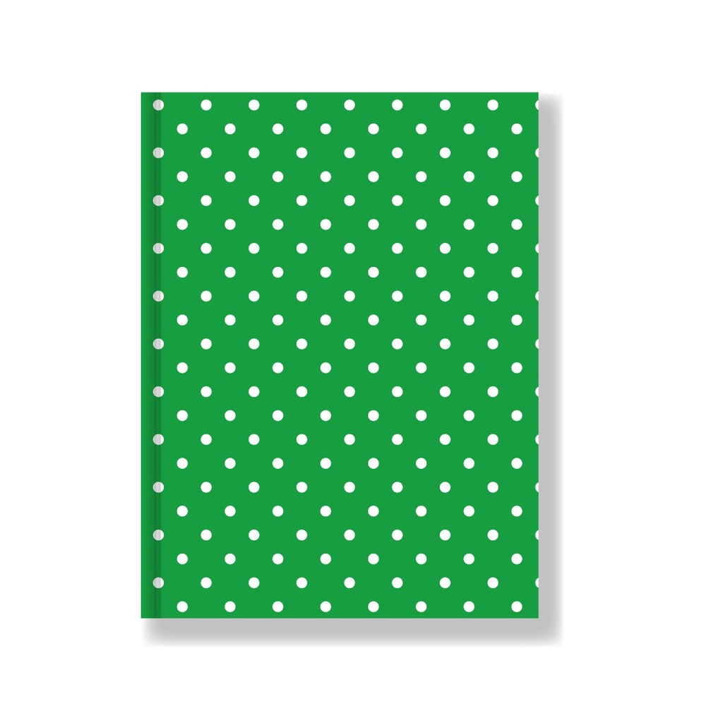 CUADERNO LAPRIDA T/D LUNAR 50H VERDE RAYADO