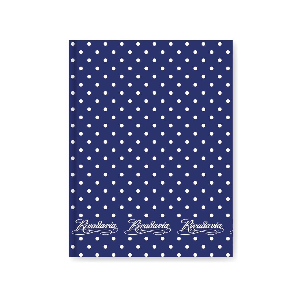 CUADERNO RIVADAVIA LUNAR 50H AZUL RAYADO