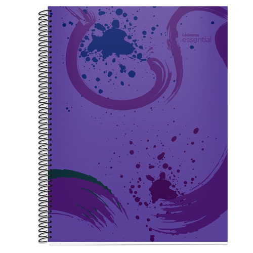 CUADERNO LEDESMA ESSENT.22X29 84H VIOLETA RAYADO