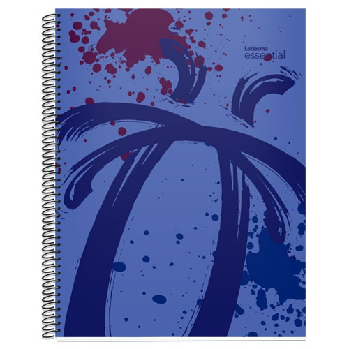 CUADERNO LEDESMA ESSENT.22X29 84H AZUL CUADRICULADO