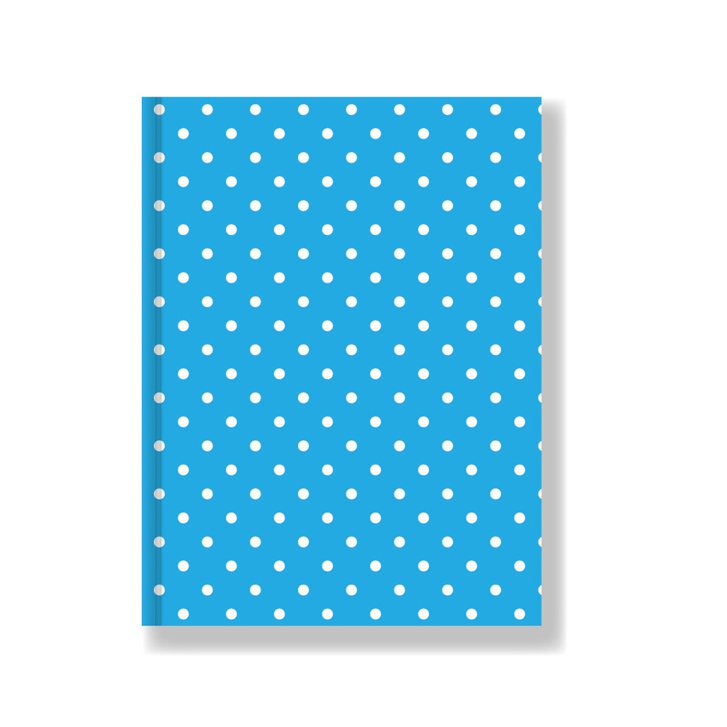 CUADERNO LAPRIDA T/D LUNAR 50H CELESTE RAYADO