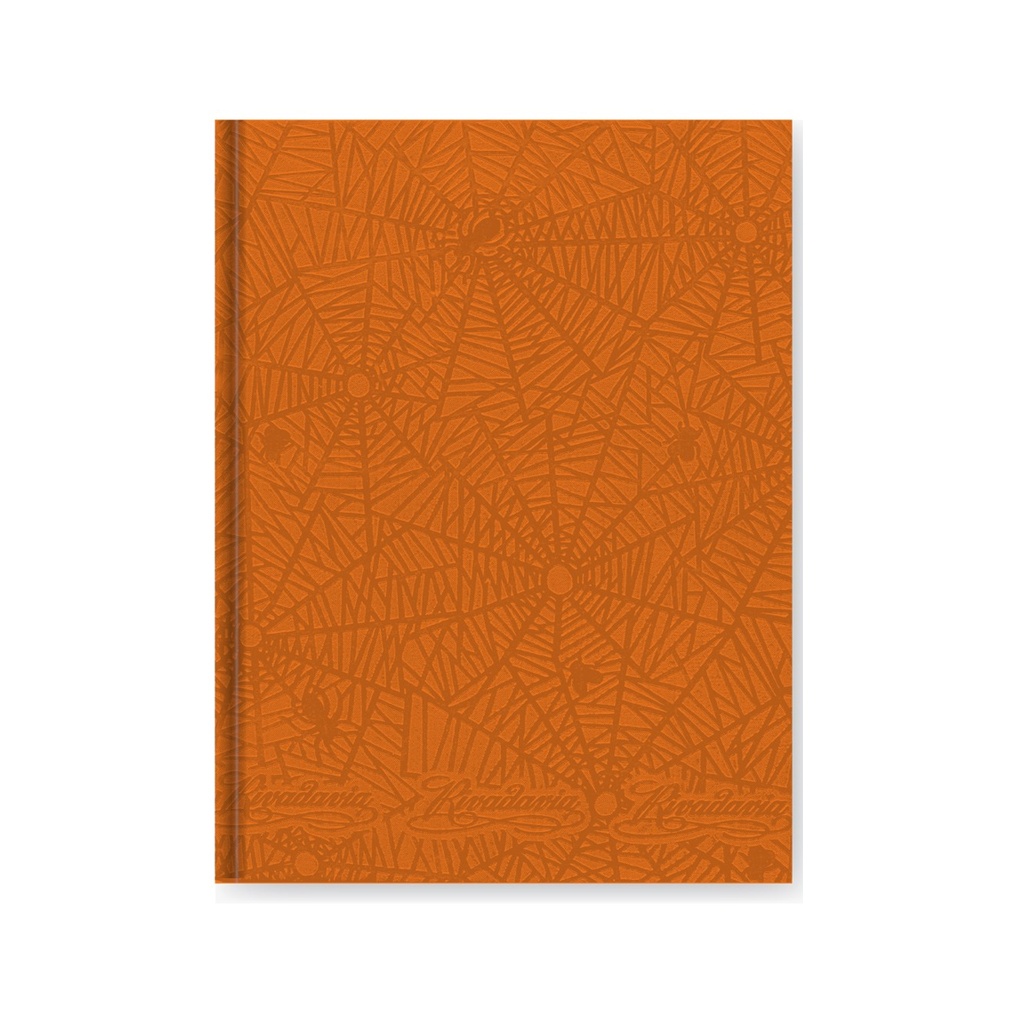 CUADERNO RIVADAVIA ABC VINIL 50H NARANJA RAYADO