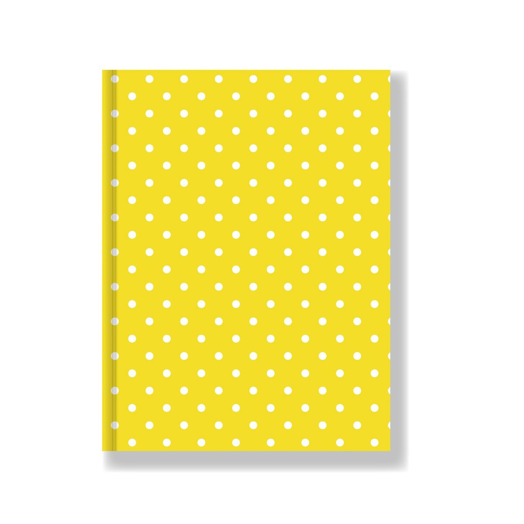 CUADERNO LAPRIDA T/D LUNAR AB3 50H AMARILLO RAYADO