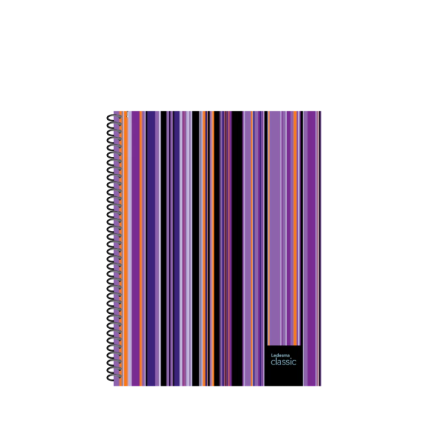 CUADERNO LEDESMA CLASSIC METAL 16X21 T/D 120H RAYADO