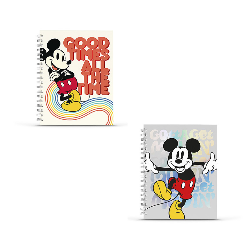 CUADERNO MOOVING 16X21 T/D C/ESP 80H MICKEY MOUSE