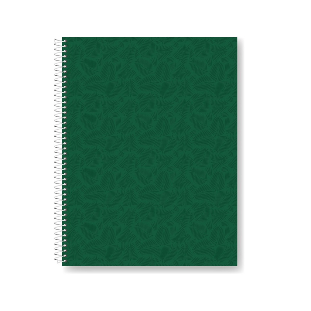 CUADERNO LAPRIDA AB7 21X27 60H VERDE CUADRICULADO