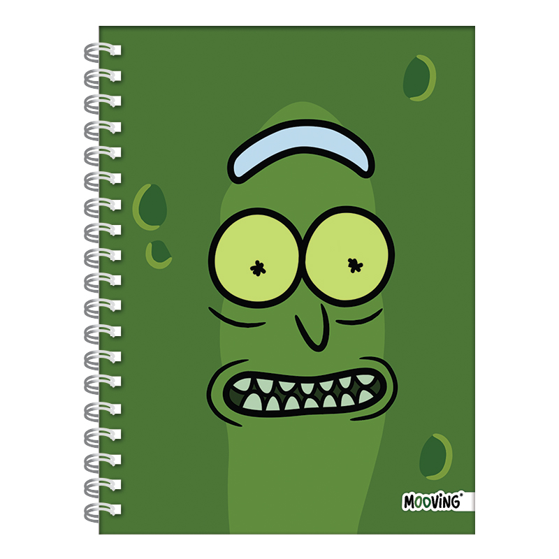 CUADERNO MOOVING 16X21 T/D C/ESP 80H RICK AND MORTY