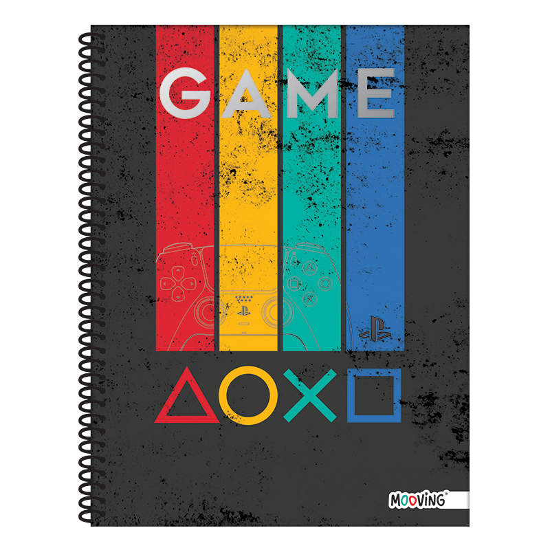 CUADERNO MOOVING A4 UNIVERSITARIO 80H PLAYSTATION