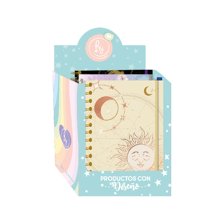 CUADERNO RY 1014 15X21 ANILLADO UNIVERSO 80H