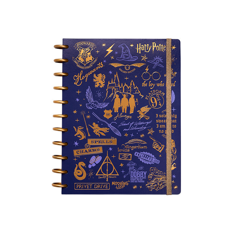 CUADERNO MOOVING LOOP HARRY POTTER 20.8X28CM CON DISCOS