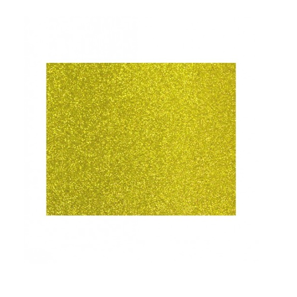 GOMA EVA GLITTER REXON X10 AMARILLO