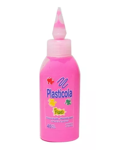 PEGAMENTO PLASTICOLA FLUO 250G ROSA