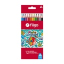 PINTURITAS FILGO X12 ACUARELABLES LARGAS