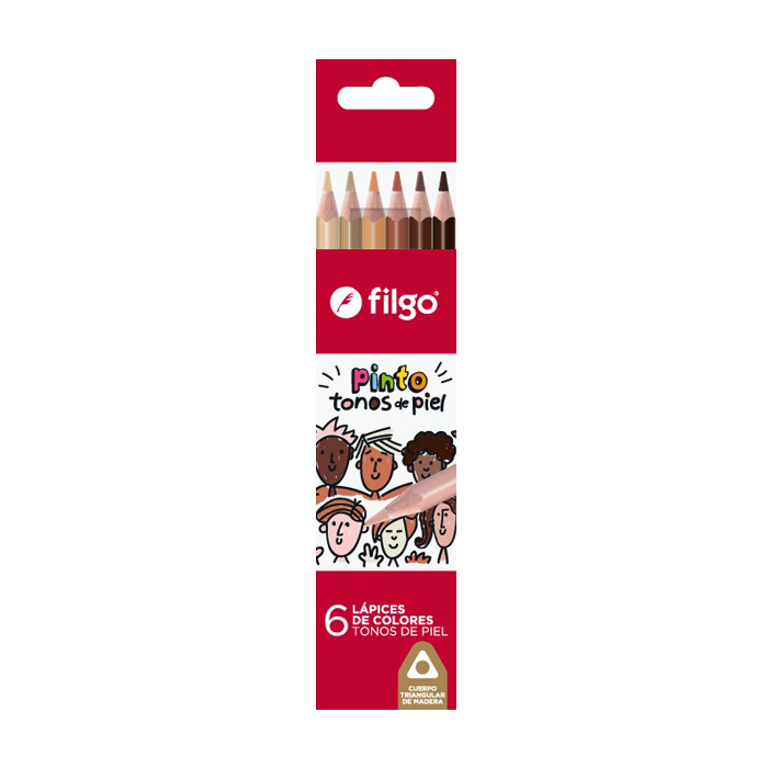 PINTURITAS FILGO X6 SKIN TONES LARGAS