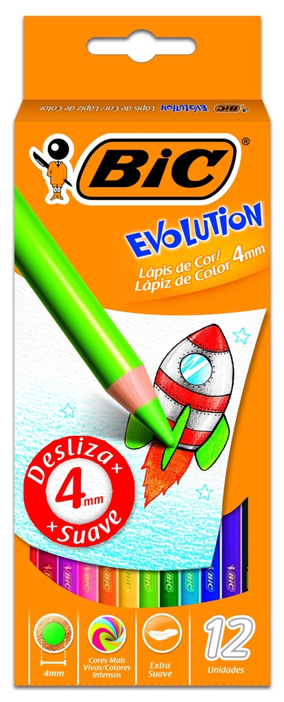 PINTURITAS BIC EVOLUTION 4MM X12