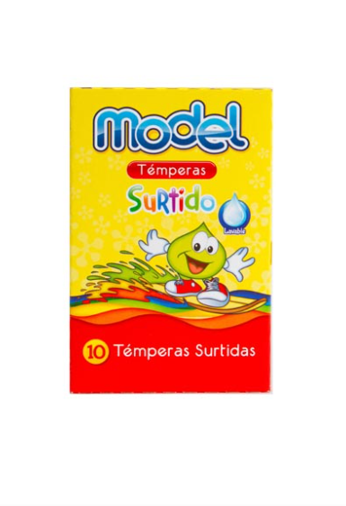 TEMPERA MODEL 8ML X10 SURTIDO