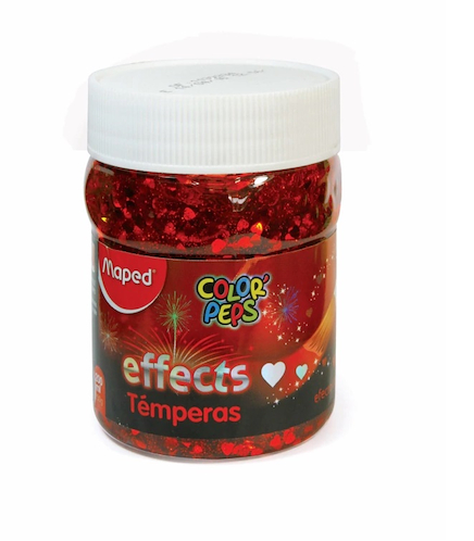 TEMPERA MAPED CPN EFECT 200ML CORAZONES