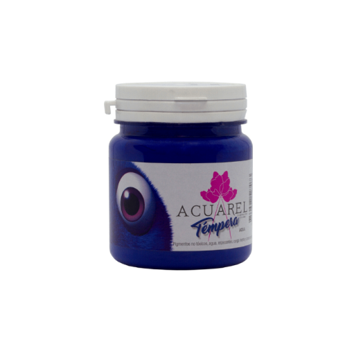 TEMPERA ACUAREL POTE 250G AZUL