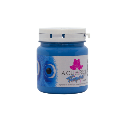 TEMPERA ACUAREL POTE 250G CELESTE