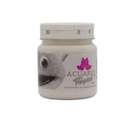 TEMPERA ACUAREL POTE 250G BLANCO