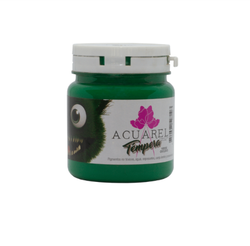 TEMPERA ACUAREL POTE 250G VERDE OSCURO