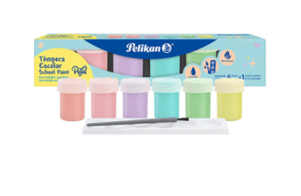 TEMPERA PELIKAN PASTEL SURTIDA X6