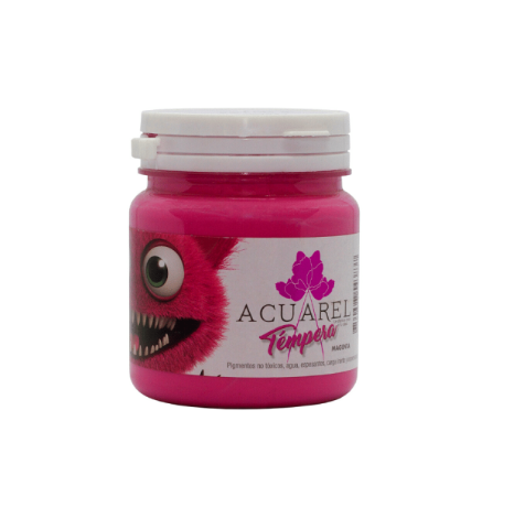 TEMPERA ACUAREL POTE 250G MAGENTA