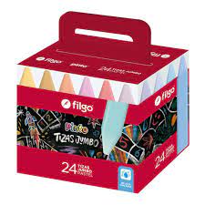 TIZA FILGO JUMBO X 24 PASTEL