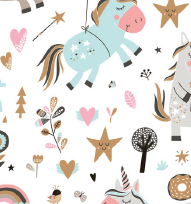 PAPEL MAG P/REGALO 70X100 X10 5097 UNICORNIOS