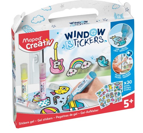 WINDOW STICKERS CREATIV MAPED LIQUIDACION