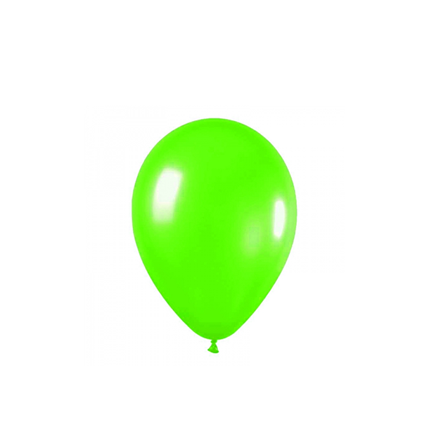 GLOBO LISO Nº9 VERDE MANZANA X50