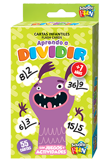 CARTAS INFANTILES SCHOOL FUN APRENDO A DIVIDIR