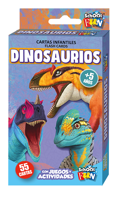 CARTAS INFANTILES SCHOOL FUN DINOSAURIOS