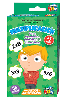 CARTAS INFANTILES SCHOOL FUN MULTIPLICACION